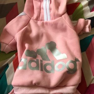 A cute pink dog outfit